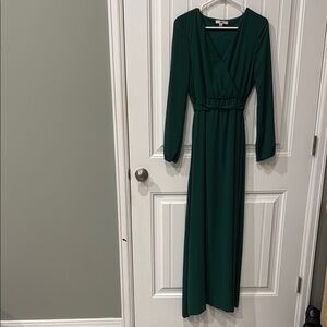 Elegant Green Maxi Dress